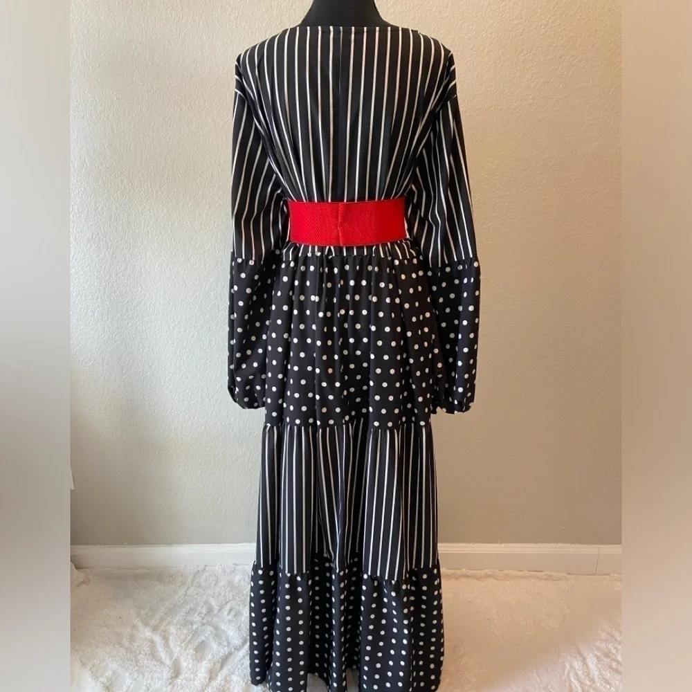 SHEIN Womens Trapeze Maxi Dress Sz 4XL Contemporary Classy Sophisticated Playful
